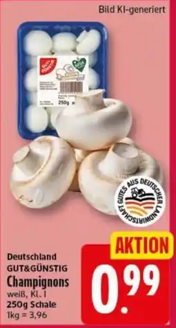Elli Markt Deutschland GUT&GÜNSTIG Champignons Angebot