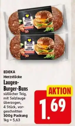 Elli Markt EDEKA Herzstücke Laugen-Burger-Buns Angebot