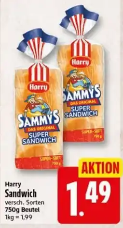 Elli Markt Harry Sandwich Angebot