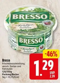 Elli Markt Bresso Frischkäsezubereitung Angebot