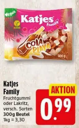 Elli Markt Katjes Family Fruchtgummi oder Lakritz Angebot