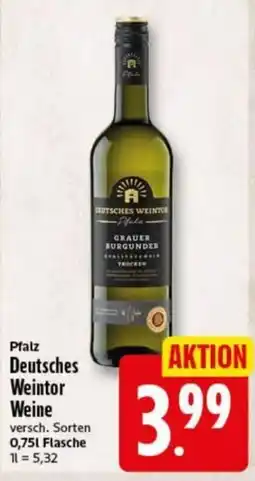Elli Markt Deutsches Weintor Weine Angebot