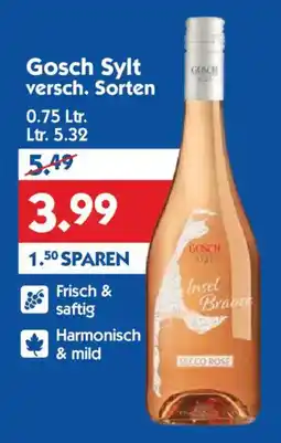 Hol'ab Getränkemarkt Gosch Sylt Insel Brause Secco Rose Angebot