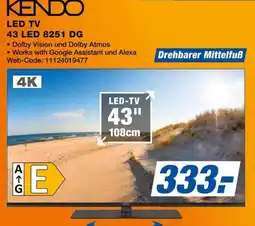 Expert KENDO LED TV 43 LED 8251 DG Angebot