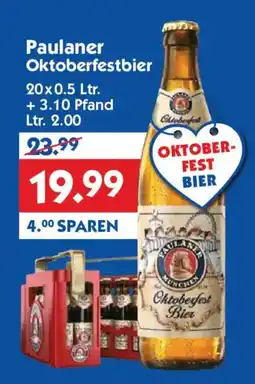 Hol'ab Getränkemarkt Paulaner Oktoberfestbier Angebot