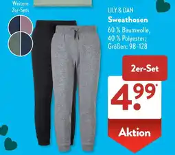 Aldi Süd LILY & DAN Sweathosen Angebot