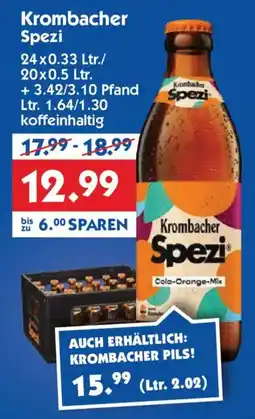 Hol'ab Getränkemarkt Krombacher Spezi Angebot