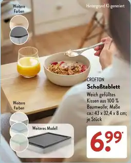 Aldi Süd CROFTON Schoßtablett Angebot