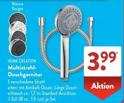 Aldi Süd HOME CREATION Multistrahl-Duschgarnitur Angebot