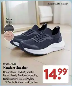 Aldi Süd UP2FASHION Komfort-Sneaker Angebot