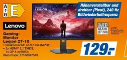 Expert Lenovo Gaming-Monitor Legion 27-10 Angebot