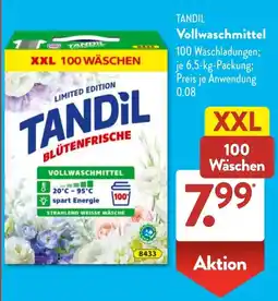 Aldi Süd TANDiL Vollwaschmittel Angebot