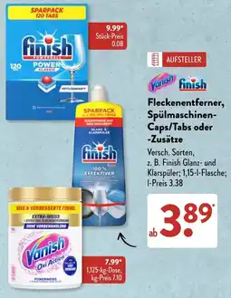 Aldi Süd Finish Fleckenentferner Angebot