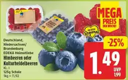Edeka24 EDEKA Heimatliebe Himbeeren oder Kulturheidelbeeren Angebot