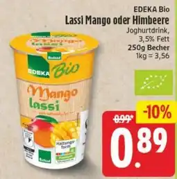 Edeka24 EDEKA Bio Lassi Mango oder Himbeere Angebot