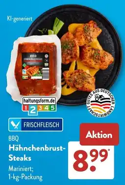 Aldi Süd BBQ Hähnchenbrust-Steaks Angebot