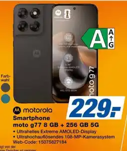 Expert motorola Smartphone moto g77 Angebot