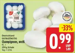 Edeka24 GUT&GÜNSTIG Champignons, weiß Angebot