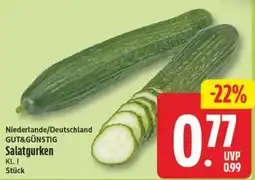 Edeka24 GUT&GÜNSTIG Salatgurken Angebot