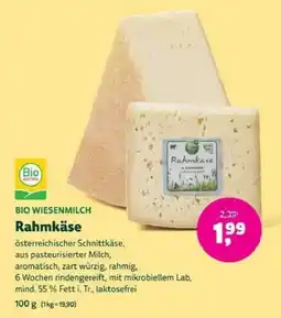 Denns BioMarkt BIO WIESENMILCH Rahmkäse Angebot
