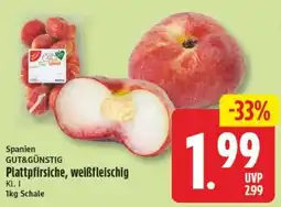 Edeka24 Plattpfirsiche, weißfleischig Angebot