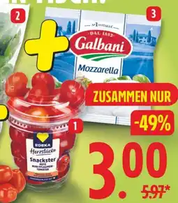 Edeka24 EDEKA Herzstücke Snackster Rote Mini Pflaumen-Tomaten Angebot