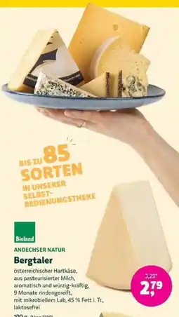 Denns BioMarkt Bioland ANDECHSER NATUR Bergtaler Angebot