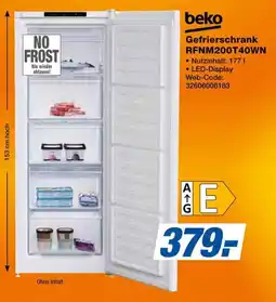 Expert beko Gefrierschrank RFNM200T40WN Angebot