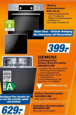 Expert Amica Einbauherdset EHC 80 Ex Angebot