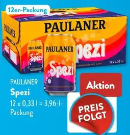 Aldi Süd PAULANER Spezi Angebot