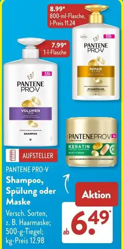 Aldi Süd PANTENE PRO-V Shampoo, Spülung oder Maske Angebot