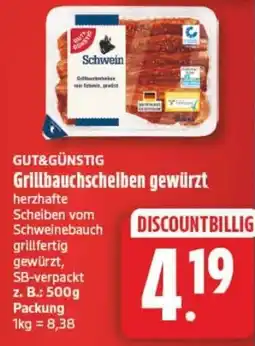 Edeka24 Grillbauchschelben gewürzt Angebot