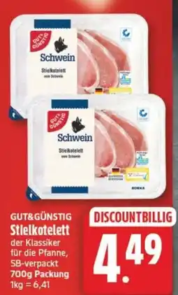 Edeka24 Schwein Stielkotelett Angebot