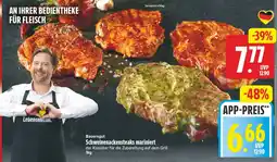 Edeka24 Bauerngut Schweinenackensteaks mariniert Angebot