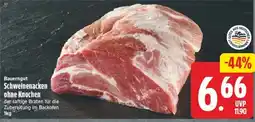 Edeka24 Bauerngut Schweinenacken ohne Knochen Angebot