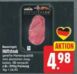 Edeka24 Bauerngut Hüftsteak Angebot