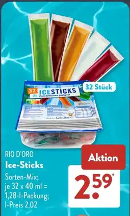 Aldi Süd RIO D'ORO Ice-Sticks Angebot