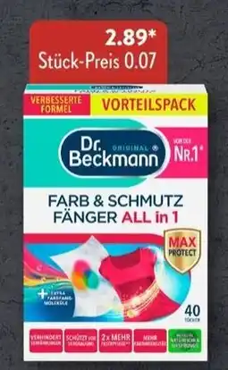 Aldi Süd Dr. Beckmann FARB & SCHMUTZ FÄNGER ALL in 1 Angebot