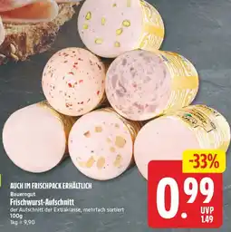 Edeka24 Bauerngut Frischwurst-Aufschnitt Angebot