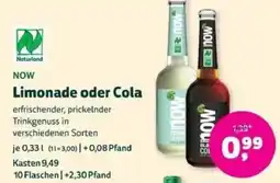 Denns BioMarkt NOW Limonade oder Cola Angebot