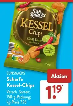 Aldi Süd SunSnacks Kessel-Chips Angebot