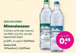 Denns BioMarkt Adelholzener Mineralwasser Angebot