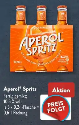 Aldi Süd Aperol Spritz Angebot