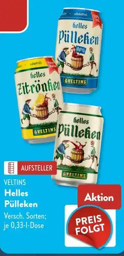 Aldi Süd Veltins Helles Pülleken Angebot