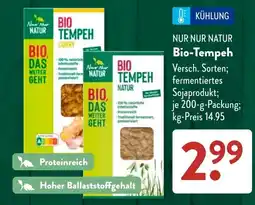 Aldi Süd Nur Nur Natur Bio-Tempeh Angebot