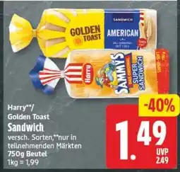 Edeka24 Harry**/ Golden Toast Sandwich Angebot