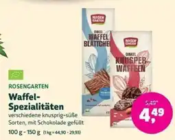 Denns BioMarkt ROSENGARTEN Waffel-Spezialitäten Angebot