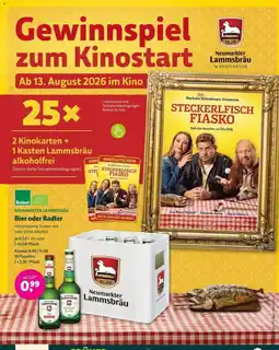 Denns BioMarkt Neumarkter Lammsbräu Bier oder Radler Angebot