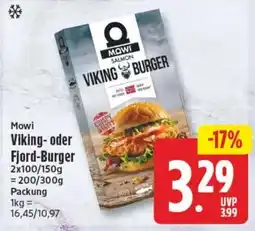Edeka24 Mowi Viking-Burger Angebot