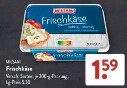 Aldi Süd MILSANI Frischkäse Angebot